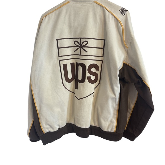 Vintage Jeff Hamilton UPS  Racing Jacket with Logos - Picture 2 of 5